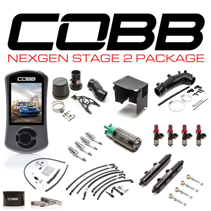 Cobb NexGen Stage 2 Power Package w/ Black Intake 2008-2014 Subaru STI