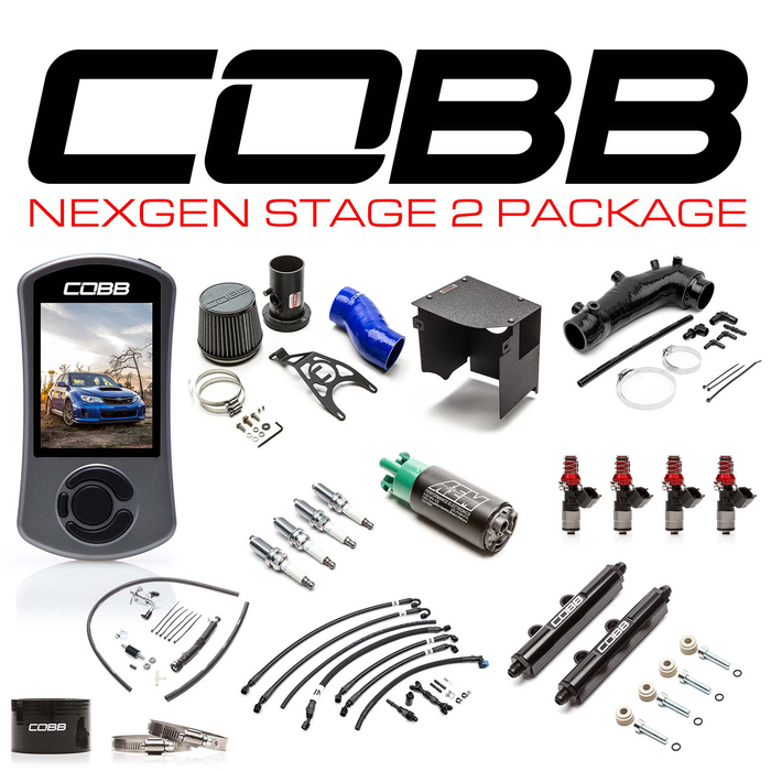 Cobb NexGen Stage 2 Power Package w/ Blue Intake 2008-2014 Subaru STI
