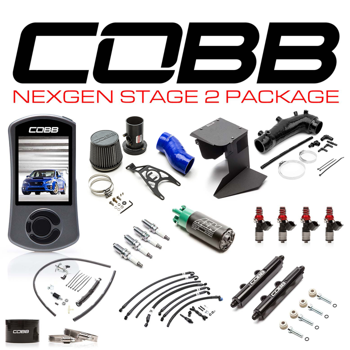 Cobb NexGen Stage 2 Power Package w/ Blue Intake 2015-2018 Subaru STI