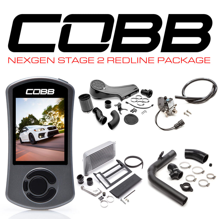 Cobb NexGen Stage 2 Redline Carbon Fiber Power Package w/ Silver 2015-2021 Subaru WRX
