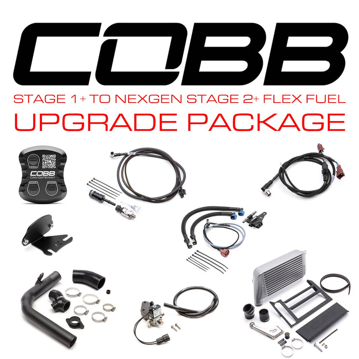 Cobb Stage 1+ to NexGen Stage 2 + CAN Flex Fuel Power Package w/ Silver TMIC - 2018-2021 Subaru WRX