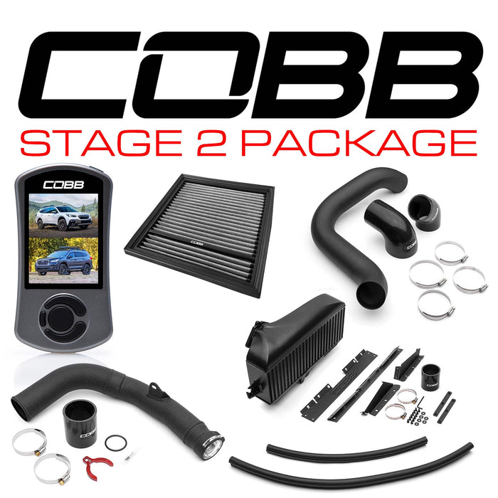Cobb Stage 2 Power Package Black 2020-2022 Outback XT / Outback Wilderness
