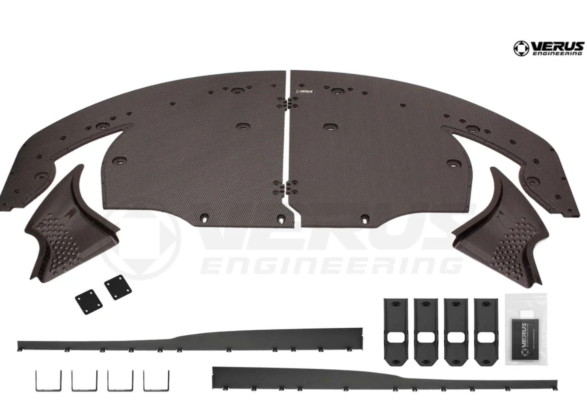 Verus Engineering High Downforce Front Splitter Kit - 2020+ Toyota Sup ...