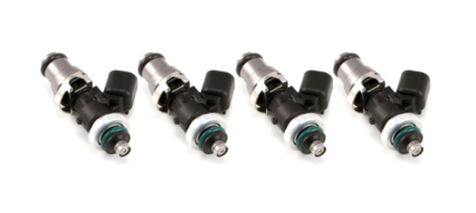 Injector Dynamics 1340cc Injectors-48mm Length-14mm Grey Top-14mm L O-Ring(R35 Low Spacer)(Set of 4)