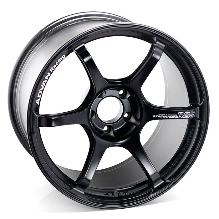 Advan RG-4 18x8.5 +37 5x114.3 Semi Gloss Black