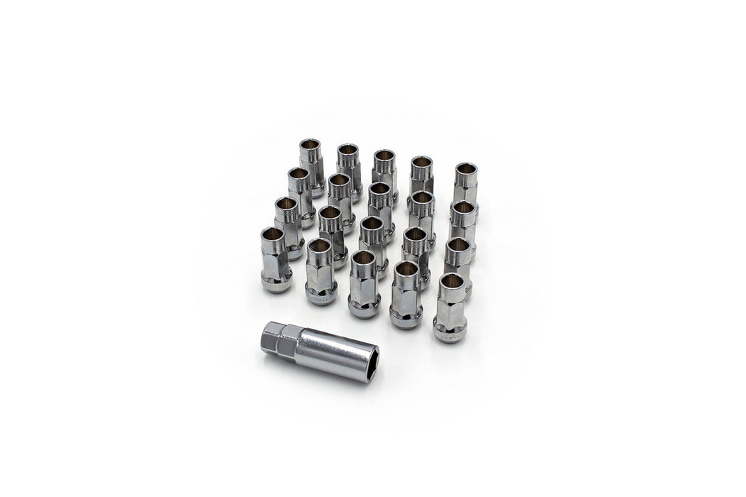 ISR Performance Steel 50mm Open Ended Lug Nuts M12x1.25 - Silver