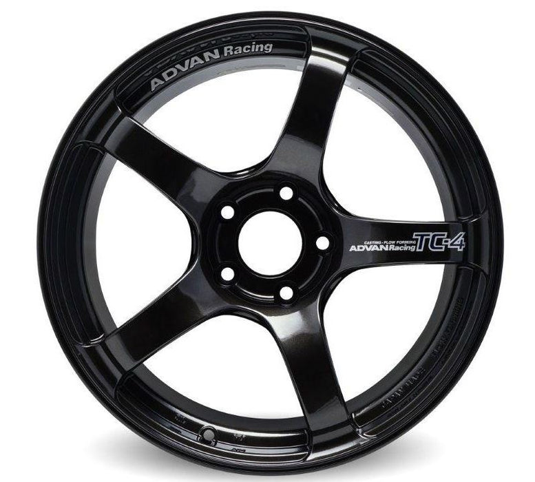 Advan TC4 15x5.5 45mm 4x100 Black Gunmetallic & Ring