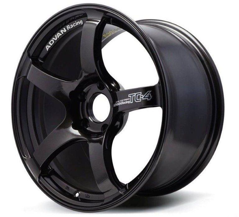 Advan TC4 15x5.5 45mm 4x100 Black Gunmetallic & Ring