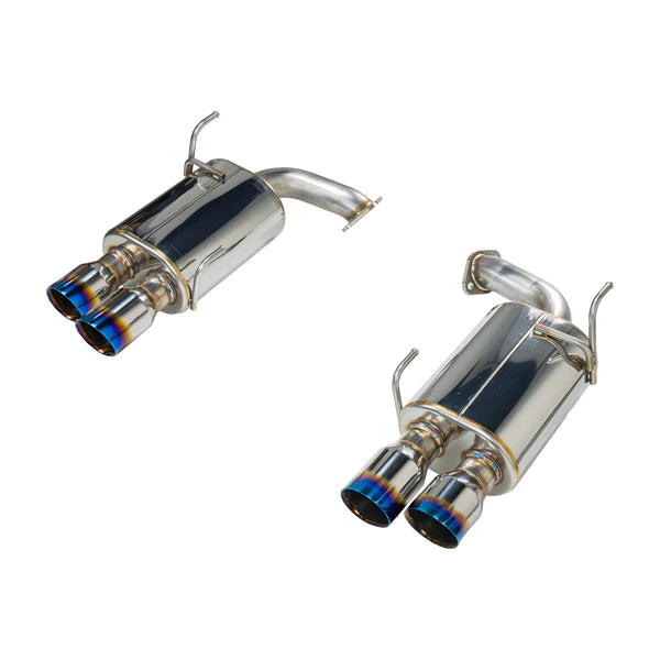 Remark Muffled Axle Back Exhaust w/Burnt Stainless Steel Dual Wall Tips 2015-2021 WRX / 2015-2021 STI