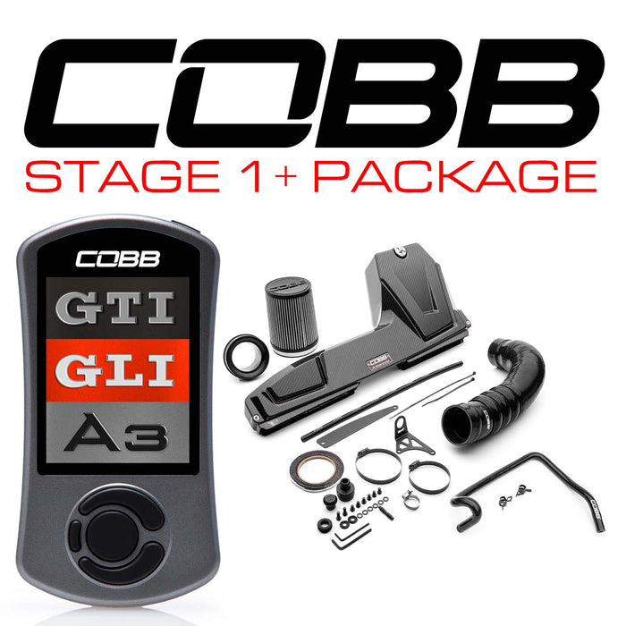 Cobb Stage 1+ Redline CF Power Package w/ DSG Tuning 2014-2021 Volkswagen GTI MK7/7.5 / 2019-2021 Jetta GLI / 2015-2020 Audi A3 8V