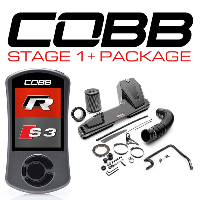Cobb Stage 1 + Redline Carbon Fiber Power Package w/ DSG Flashing 2014-2019 Volkswagen Golf R  (MK7 / MK7.5) / 2015-2020 Audi S3 (8V)