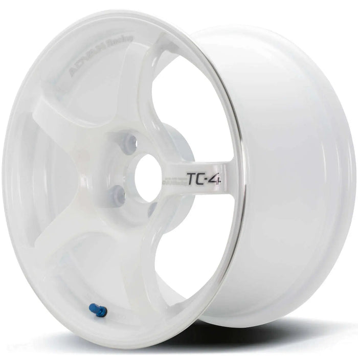 Advan TC4 16x6.5 +45 4x100 Racing White Metallic & Ring