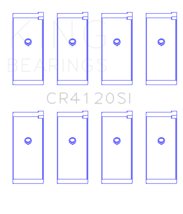 King Engine Bearings Mitsubishi 4G63/64 DOHC (Size +0.5) Rod Bearing Set