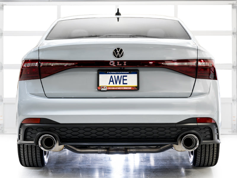 AWE 22-25 Volkswagen Jetta GLI Touring Edition Exhaust - Chrome Silver Tips