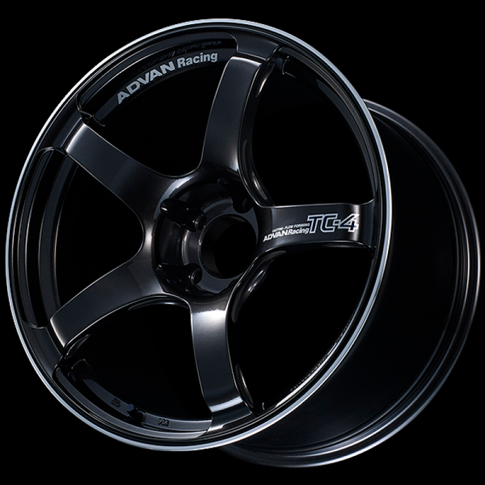 Advan TC4 17x7.5 / +37 Offset / 5-100 / 63mm Bore / Black Gunmetallic & Ring