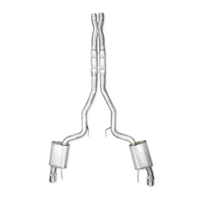 Stainless Works 2024 Mustang GT Catback Dual Tips Redline Sound X-Pipe Performance Connect Exhaust
