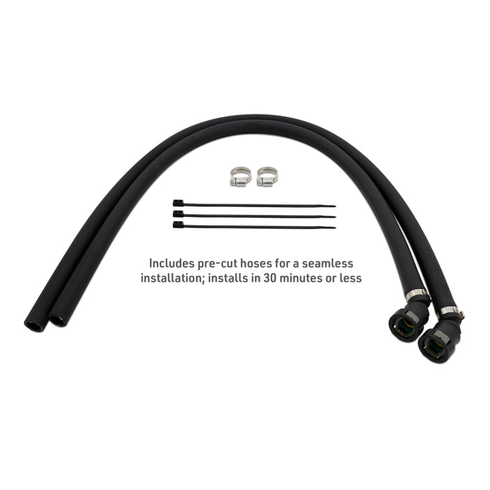Mishimoto 2025+ RAM 1500 3.0L Hurricane Baffled Oil Catch Can Kit - Black