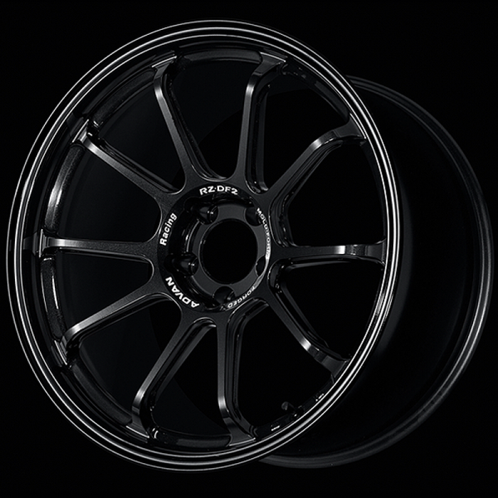 Advan RZ-DF2 19x9.5 / +25 Offset / 5-112 / 66.5mm Bore / Racing Titanium Black