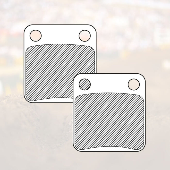 Renthal 00+ Kaw KX/ KLX/ 03-05 Suzi RM/ 89-06 Yam Banshee/ Blaster Front/ Rear Works Brake Pads