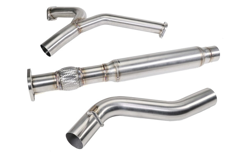 Perrin 22-24 Subaru WRX T304 Stainless Steel Midpipe w/ Resonator