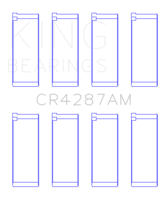 King Engine Bearings Acura B18C1/B18C5 L4/Honda 110CI  DOHC Rod Bearing Set - Size STD