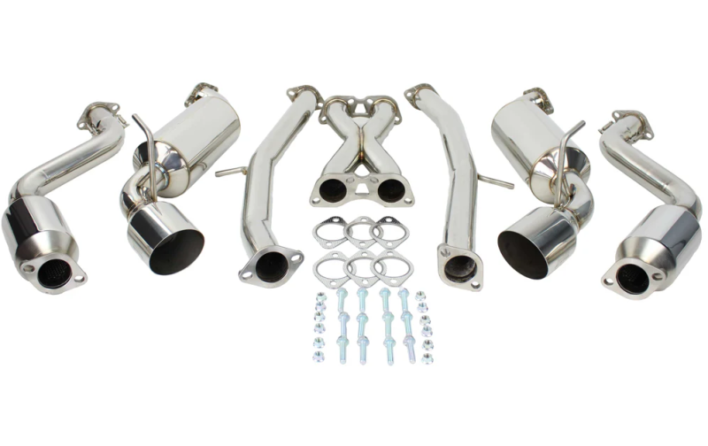 Invidia N1 Dual GT Stainless Steel Polished Tip Catback Exhaust 2009-2021 Nissan 370Z