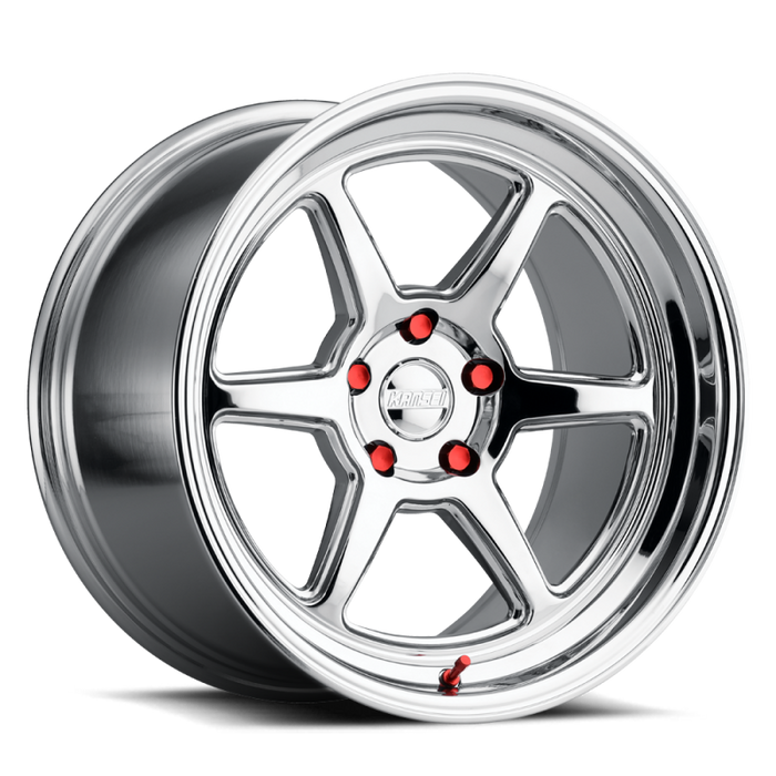 Kansei K14X Roku 18x9.5in / 5x114.3 BP / 38mm Offset / 73.1mm Bore - Chrome Wheel
