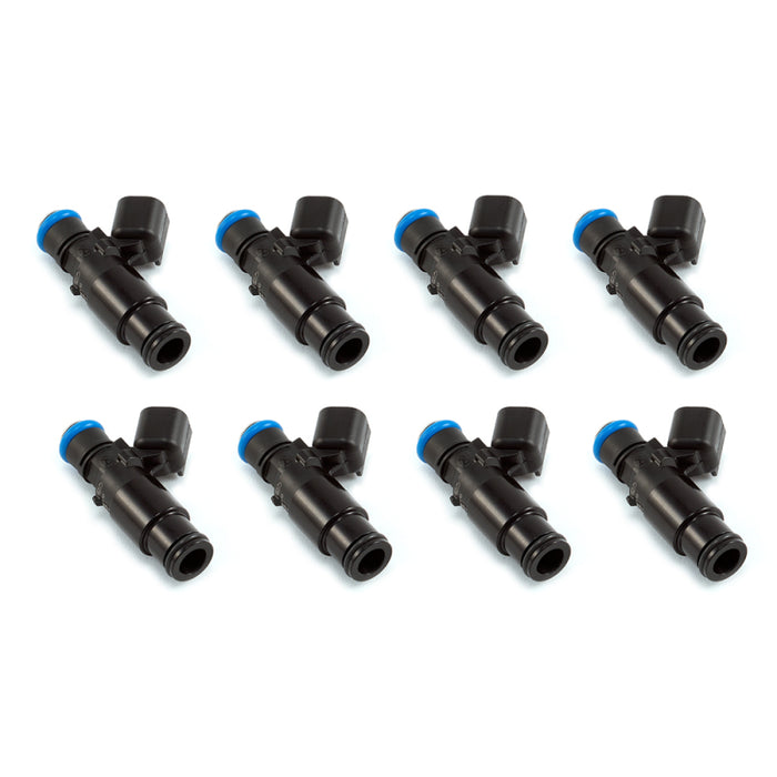 Injector Dynamics 1750-XDS - Dodge 300C SRT-8 6.4L 14mm (Black) BOTTOM Adaptor - Set of 8