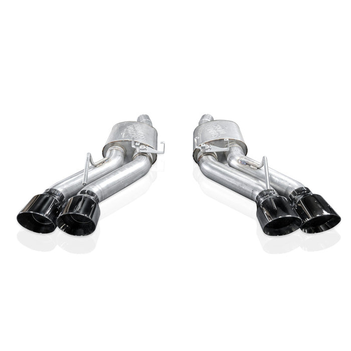 Stainless Works 22-25 Cadillac CT5-V Blackwing Axleback Exhaust - Black Chrome Tips