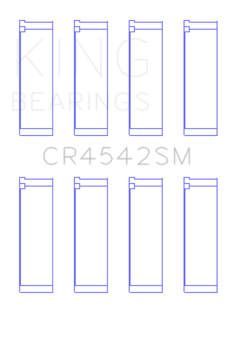 King Honda K-Series (Except A3) 16v 2.0L/2.3L/2.4L Connecting Rod Bearing Set (Set of 4)