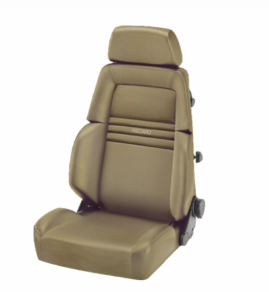 Recaro Expert M Seat - Beige Leather/Beige Leather