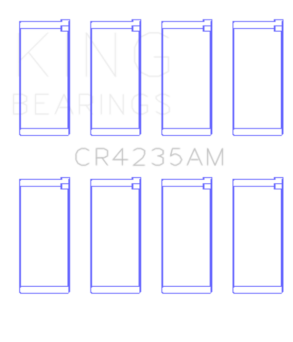 King Engine Bearings Hyundai 2.0L G4GC Rod Bearing Set - Size STD
