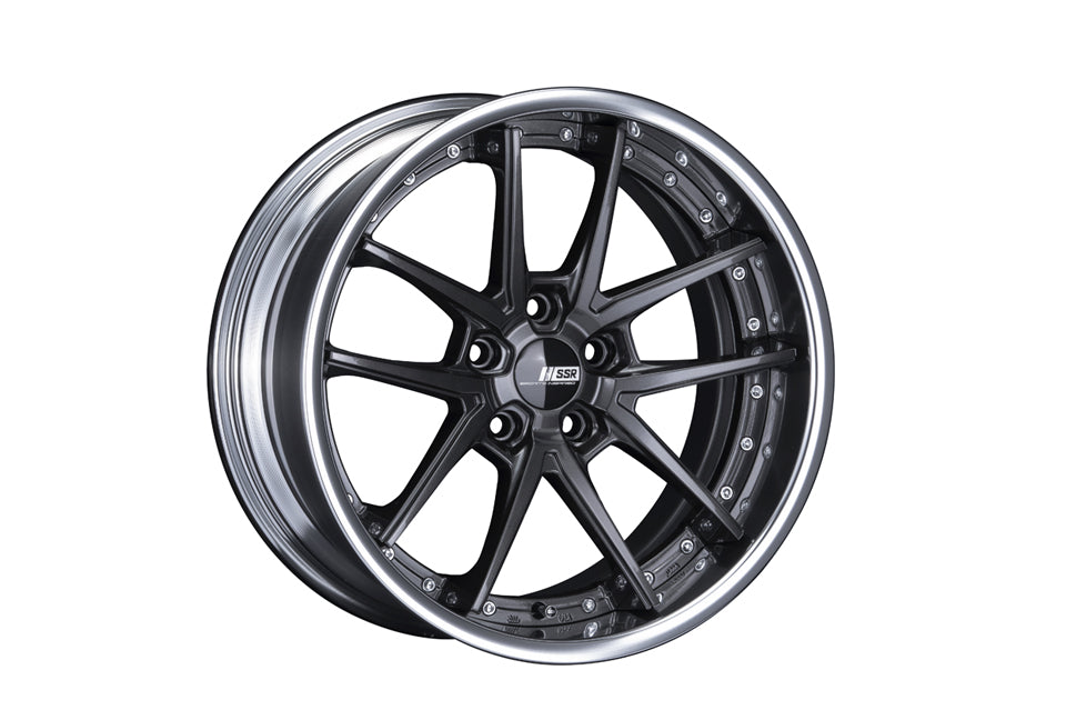 SSR Reiner Type-10R 18x10 +15mm Offset HP 5x100 Super black Coat Wheel (S/O - NO CANCEL)