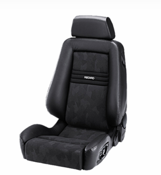 Recaro Ergomed ES Driver Seat - Black Leather/Black Artista