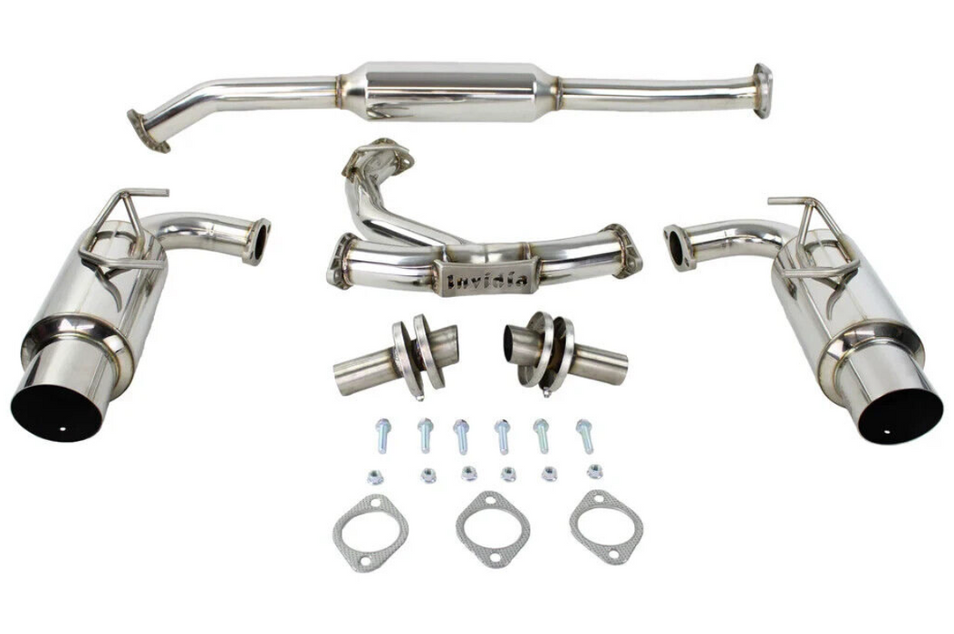 Invidia 60mm N1 Catback Exhaust w/ Polished Tips 2013-2021 FRS/BRZ/86