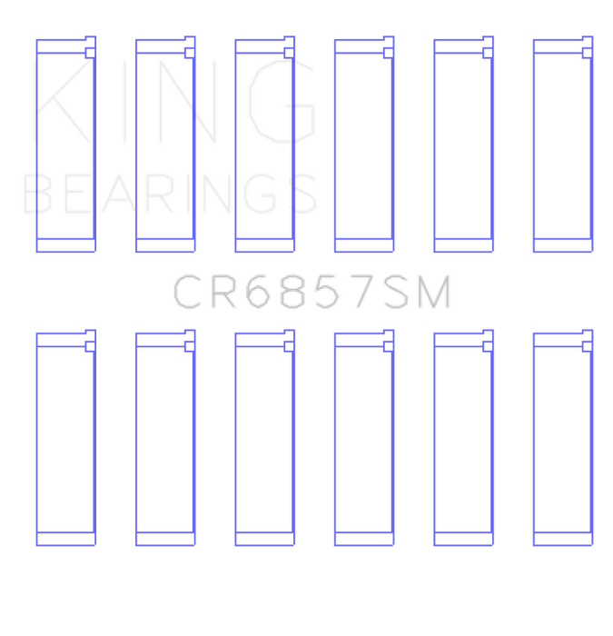 King Engine Bearings Chrysler Pentastar 3.6L ERB V6 Connecting Rod Bearing Set - Size STD