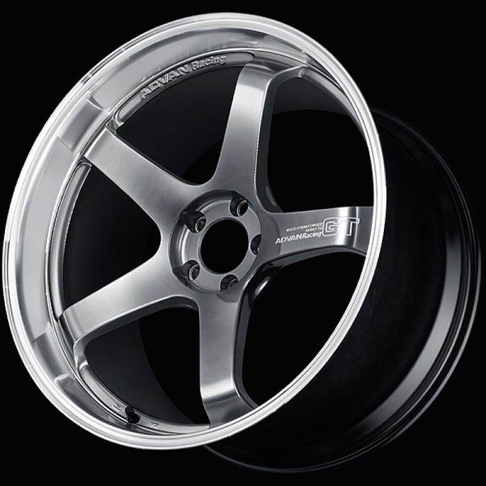 Advan GT Premium Version 21x9.0 / +35 ET / 5-120 / 72.5mm Bore / Machining & Hyper Platinum Black