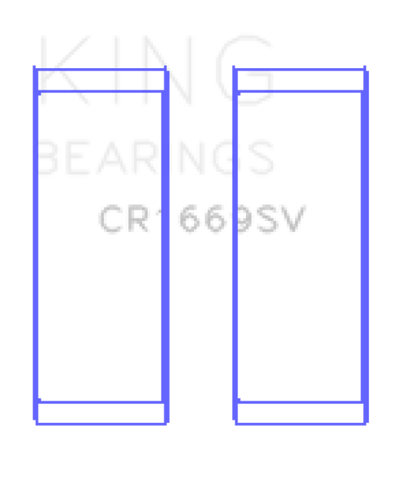 King Engine Bearings Volkswagen AZV/CFAC/AWX (Size +0.25mm) Connecting Rod Bearing Set