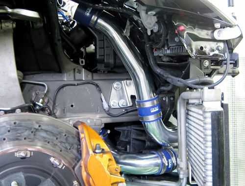 HKS R-Type Front Mount Intercooler Kit w/ Carbon Fiber Air Guide and Piping 2008-2025 Nissan GT-R (R35)