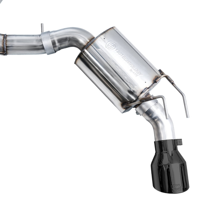 AWE Tuning 2022+ Honda Civic Si FE1 FWD Touring Edition Catback Exhaust - Dual Diamond Black Tips