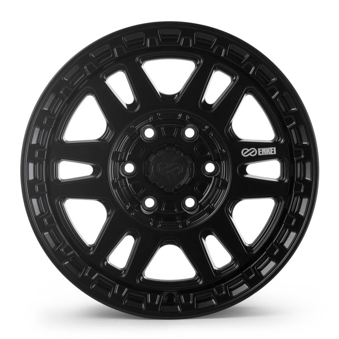 Enkei Trail-Tracker 18x9 / 6x139.7 BP / ET0 / 106.1mm Bore - Matte Black Wheel