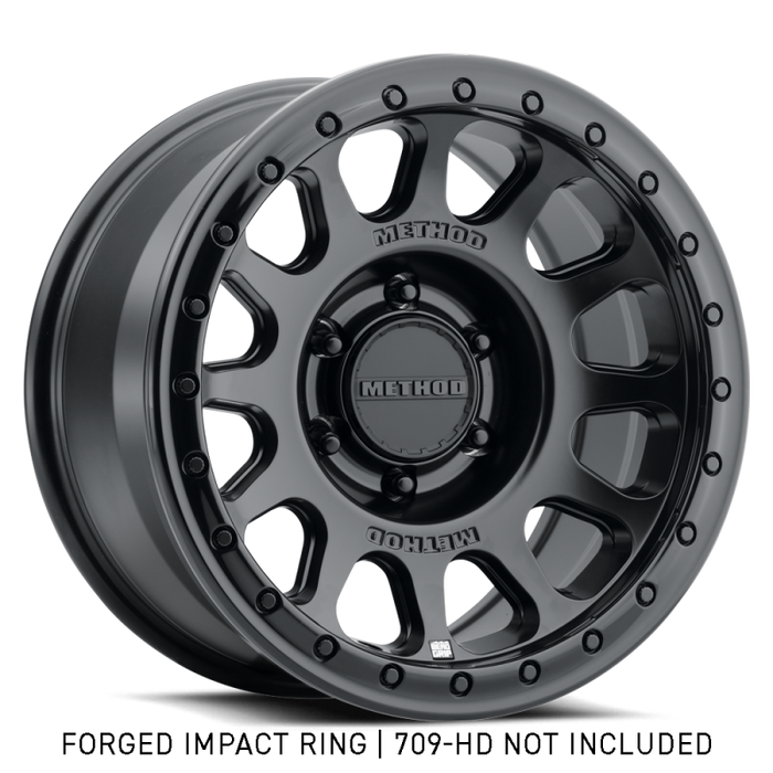 Method Beadlock Ring - 18in Forged - Style 1 - Gloss Black