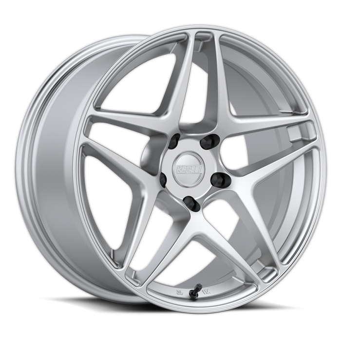 Kansei K15H Astro 19x8.5in / 5x112 BP / 35mm Offset / 66.6mm Bore - Hyper Silver Wheel