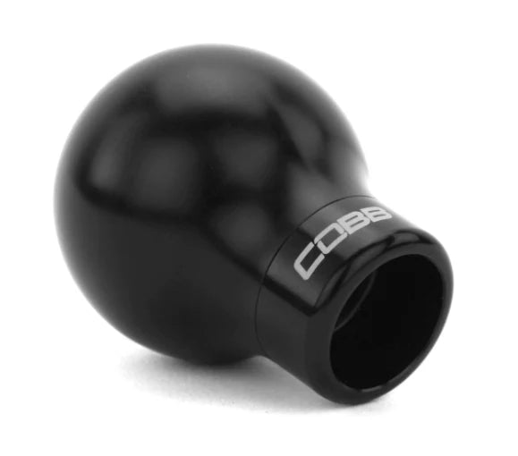 COBB Delrin Shift Knob Black w/ Black 6 Speed Subaru Models