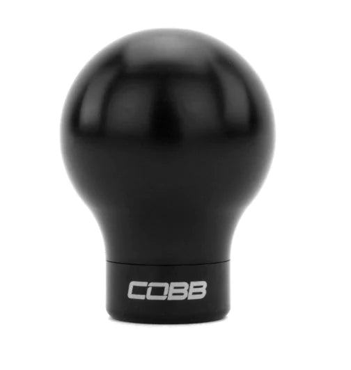 COBB Delrin Shift Knob Black w/ Black 6 Speed Subaru Models