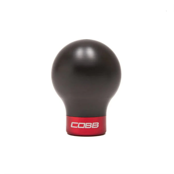 COBB Delrin Shift Knob Black w/ Red Base 6 Speed Subaru Models