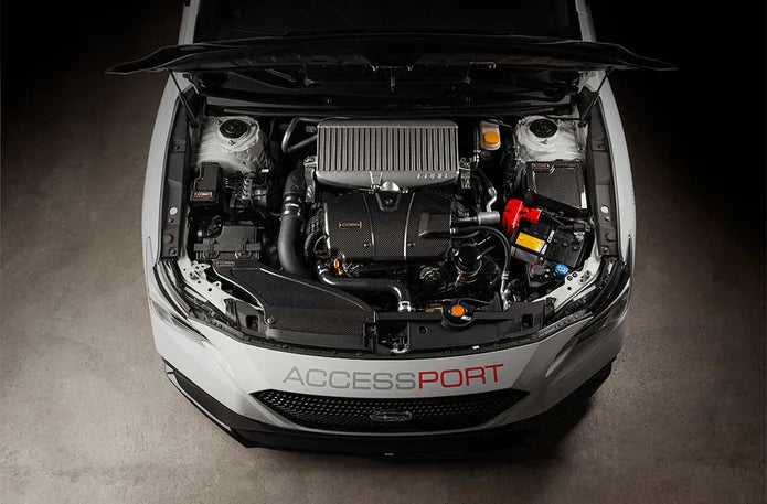 COBB Redline Gloss Carbon Fiber Fuse Box Cover Kit 2022-2025 WRX