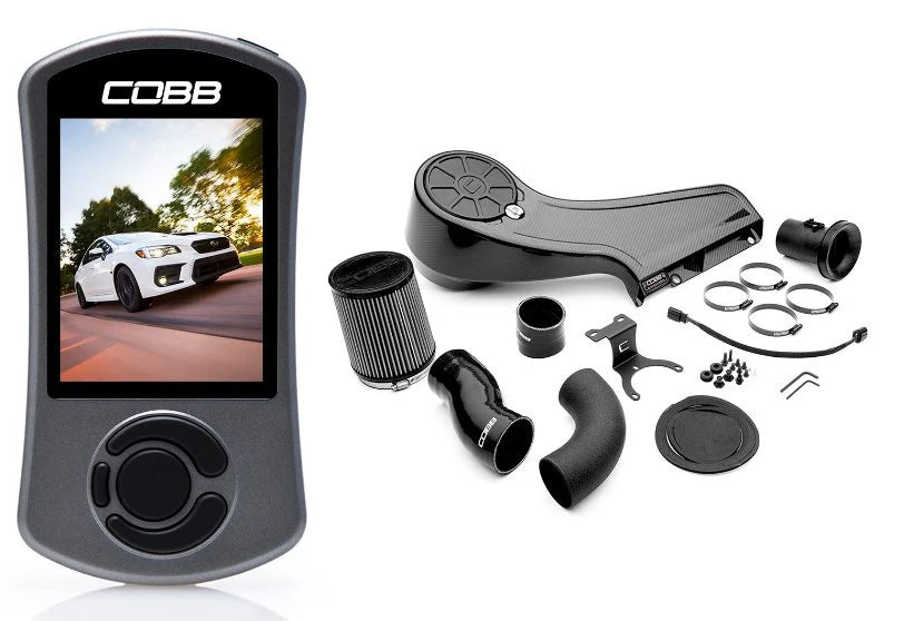 COBB Stage 1+ Power Package w/ Redline Carbon Fiber Intake System 2015-2021 WRX