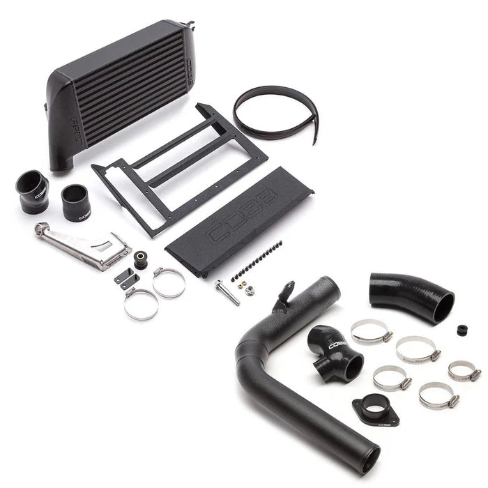 COBB Top Mount Intercooler Black w/ Charge Pipe Kit 2015-2021 WRX