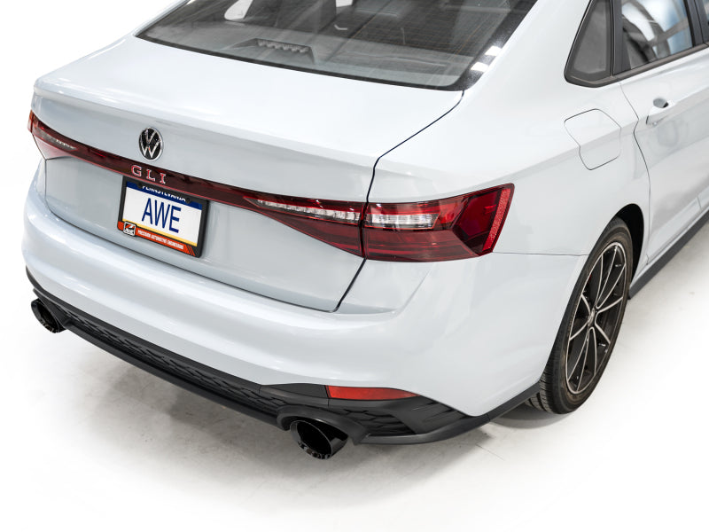 AWE 22-25 Volkswagen Jetta GLI Track Edition Exhaust - Diamond Black Tips